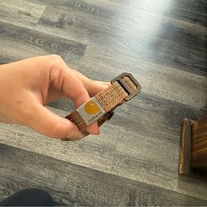 Carhartt Brown Woven Dog Collar